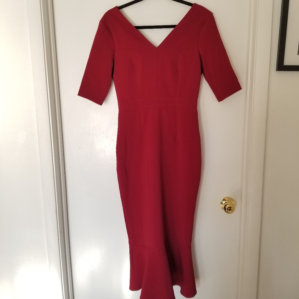 The Pretty Dress Company Katya Mid Sleeve Midi Dress, UK8